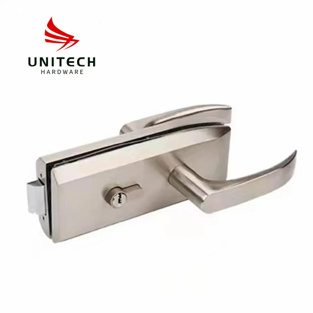 China Factory Price Stainless Steel 30 Central Glass Door Lock with Handle