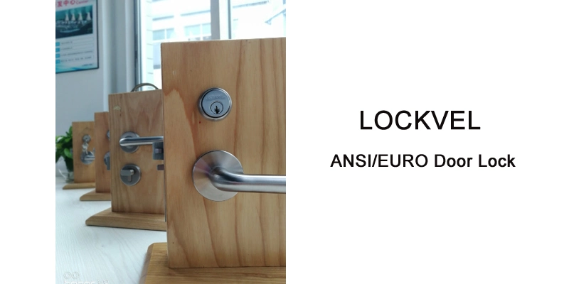 ANSI Fire Proof High Quality Door Handles Used with Swipe Card Hotel System