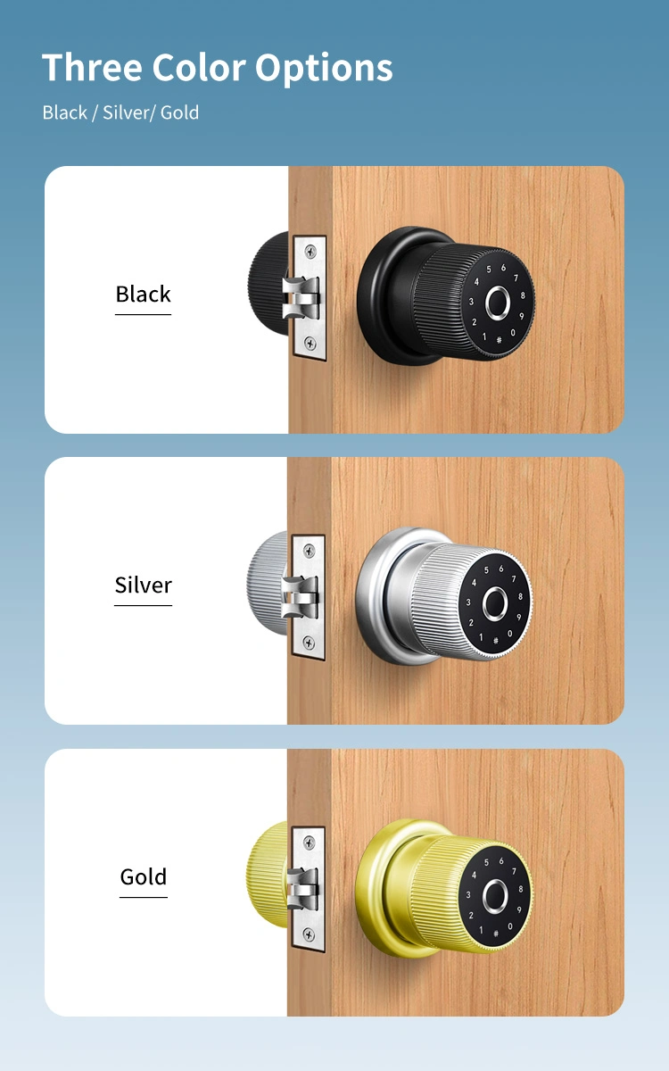 Ttlock APP Electronic Fingerprint Digital Door Knob Locks