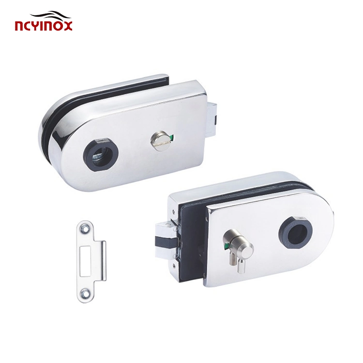 Modern Fashionable Simple Shopping Mall Glass Door Door Lock