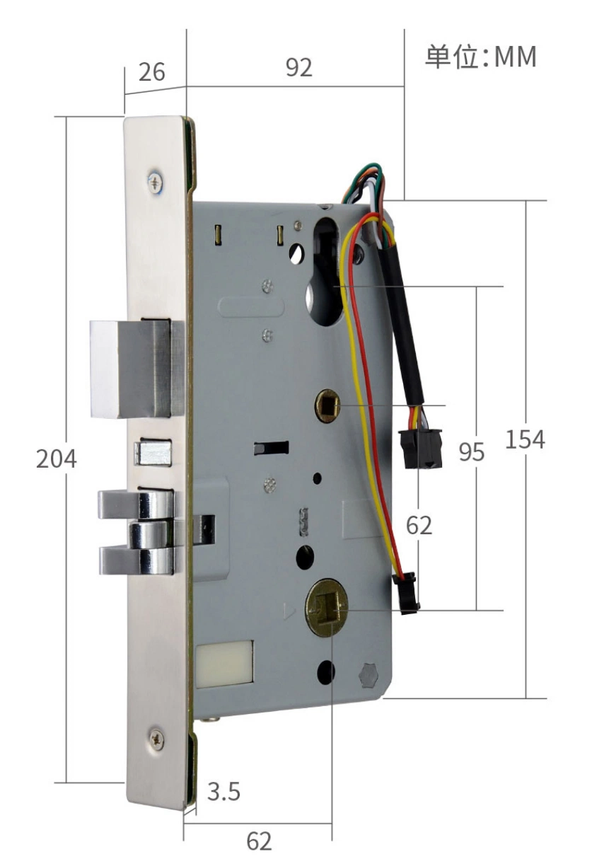 Stainless Steel Digital Keypad Hidden RFID Card Reader Electric Lock