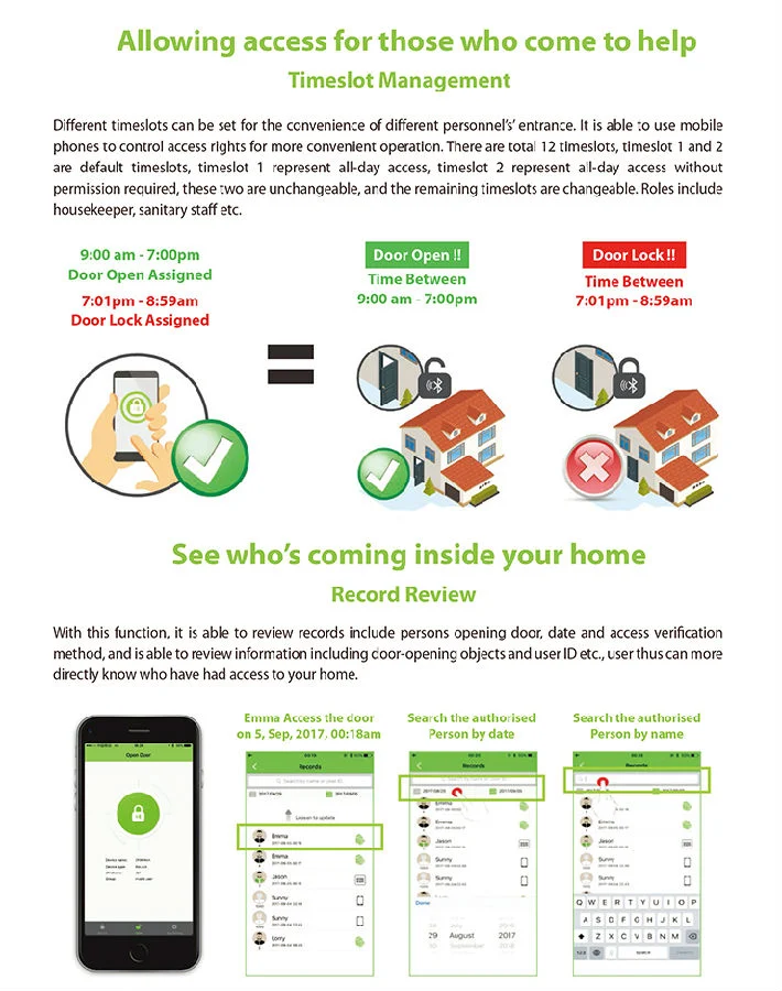 Zkteco Smart Phone Standard Single Latch European Standard Deadbolt Mortise Smart Lock WiFi