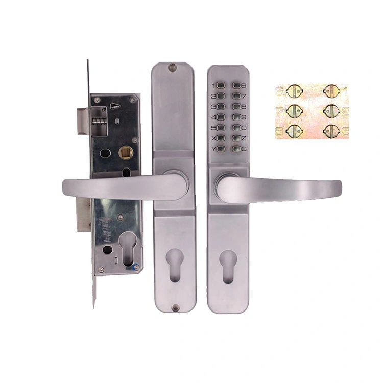 Push Button Digital Keypad Mechanical Combination Password Keyless Door Lock Handle