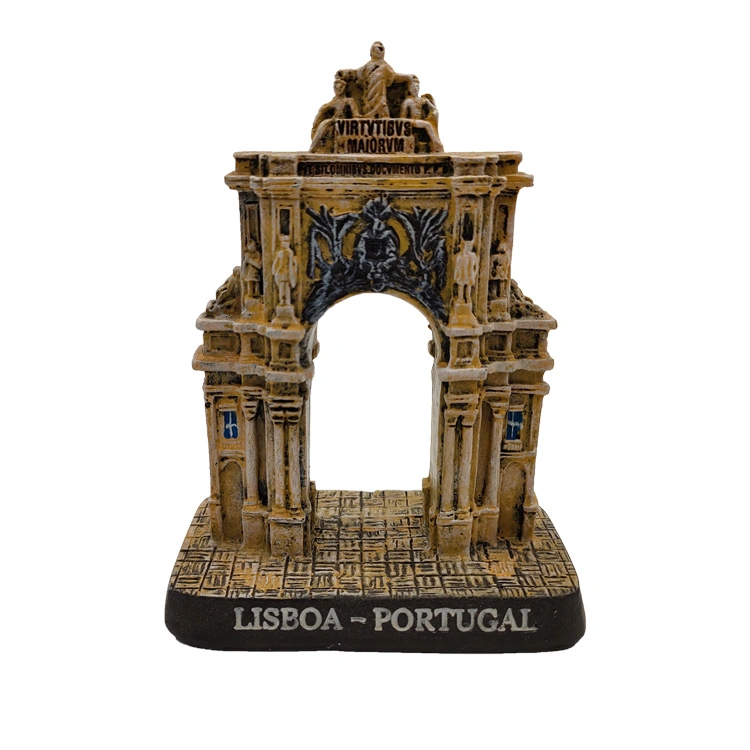 Custom Resin Castle Sculpture Cyprus Souvenir Building Model