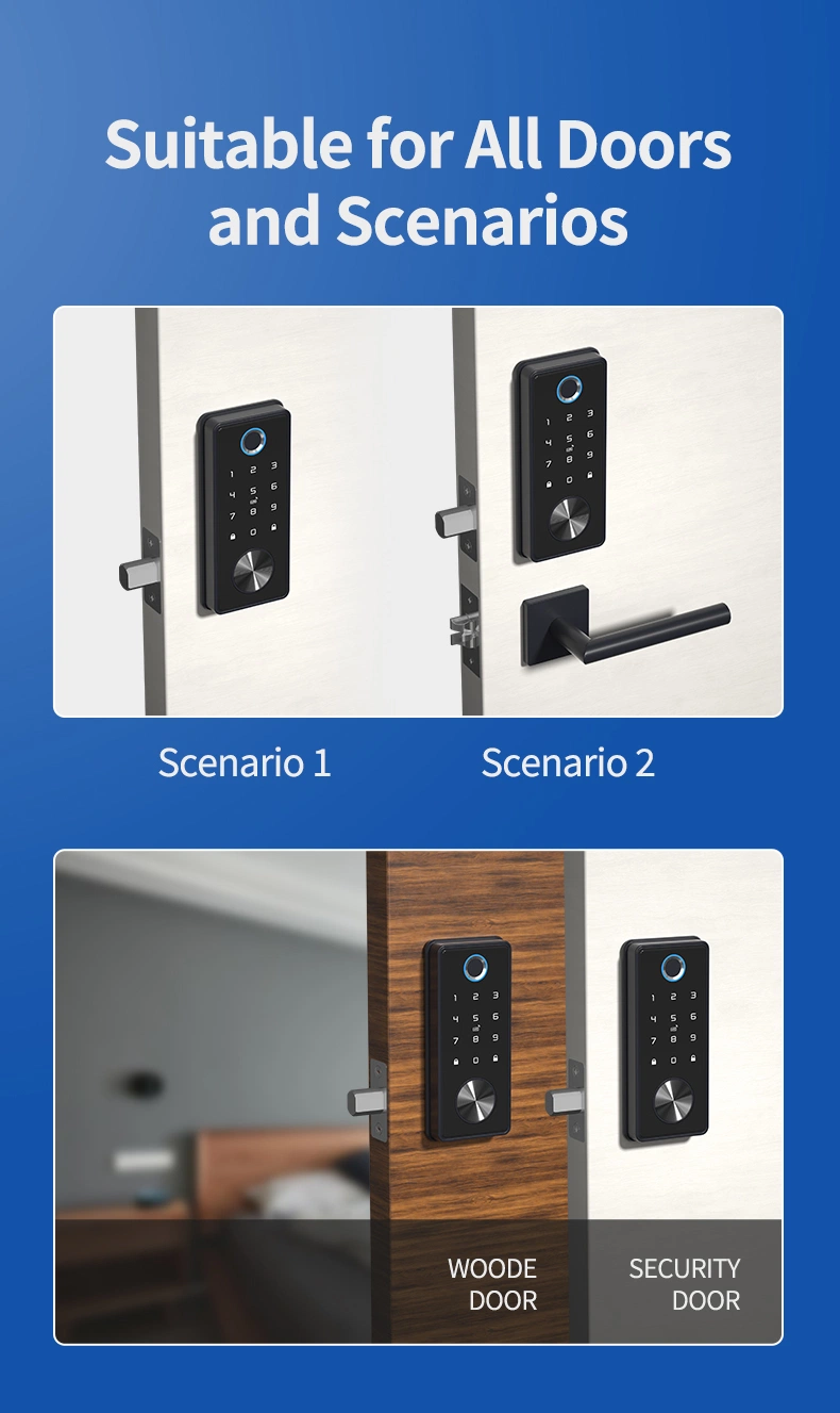 Ttlock APP Remote Control Biometric Fingerprint Password Smart Door Lock