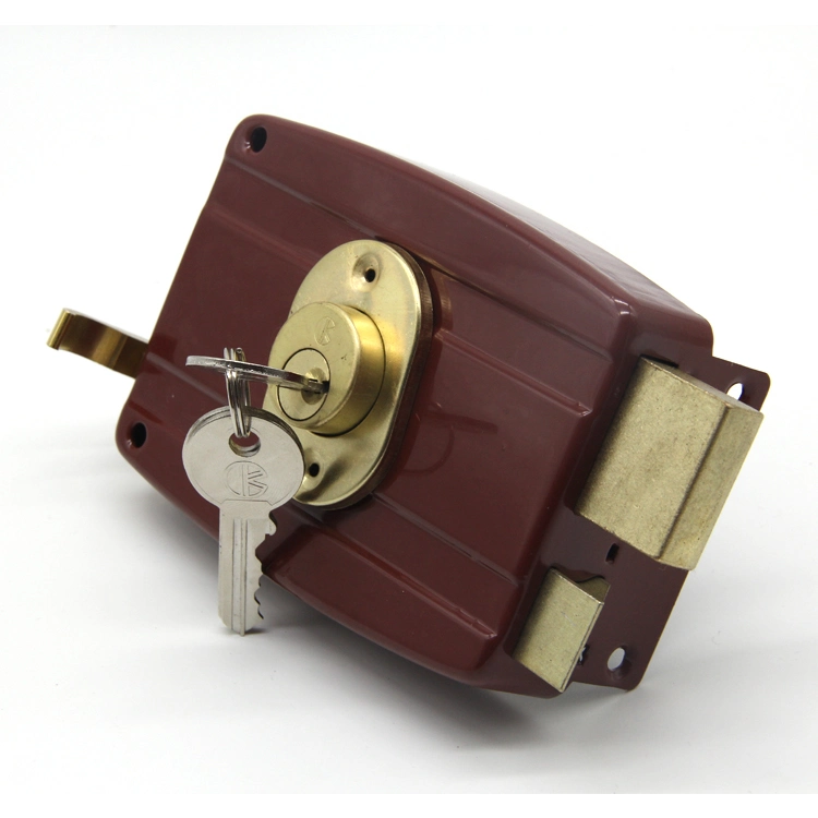 Mexico Market Mechanical Rim Lock for Swing Door