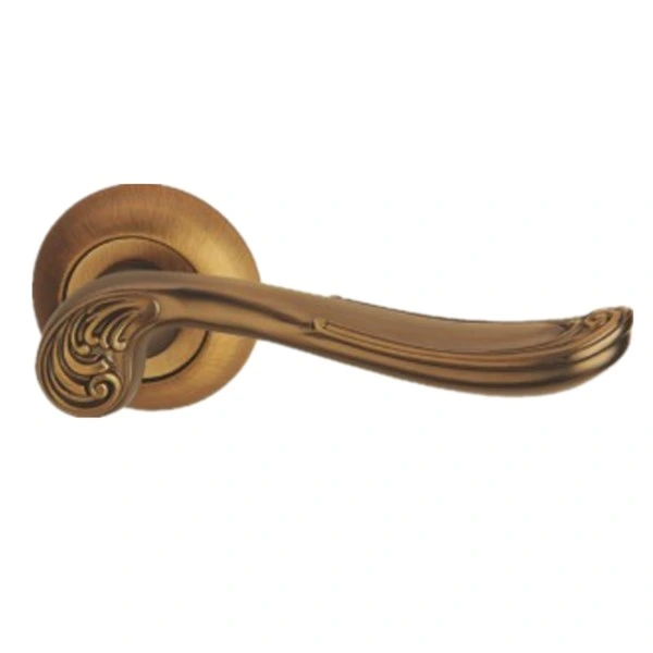 Door Lock Hardware Interior Luxury Gold Split Type Door Lever Handle