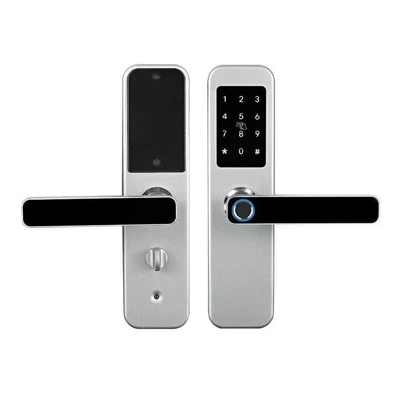 Digital Electronic Ttlock Bluetooth Door Lock Work with Smartphone APP and Alexa Google Home Wireless Tuya WiFi Remote Unlock for Smart Homes Office Apartments