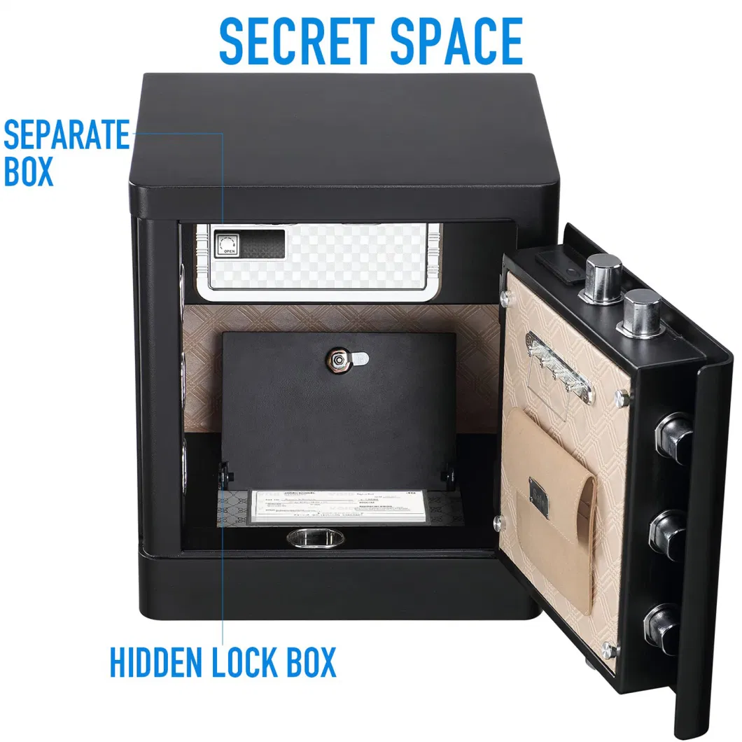 High Security Steel Biometric Fingerprint Office Hotel Home Cabinet Safe