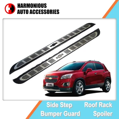 Estribos estilo OE para Chevrolet Trax 2014 - 2016, Tableros laterales Tracker 2017.