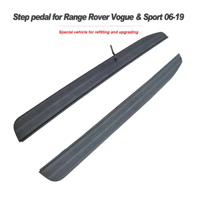 Auto Parts Anti-Rust Negro Lado paso fijo Estribos Pedal para Land Rover Rang Rover Vogue Deporte 2006-2019