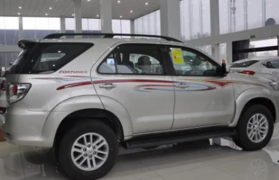 2012-2015 para Toyota Fortuner pasos laterales / Running Boards, OE Tipo