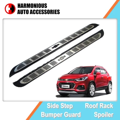 Estribos estilo OE para Chevrolet Trax 2014 - 2016, Tableros laterales Tracker 2017.
