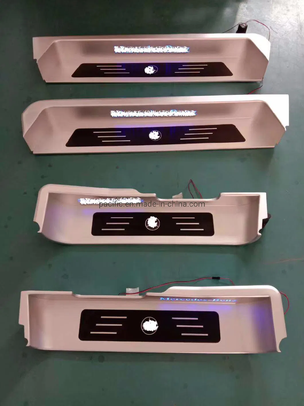 V Klass Customized Logo and Illuminated Welcome Sill Plate/Steps