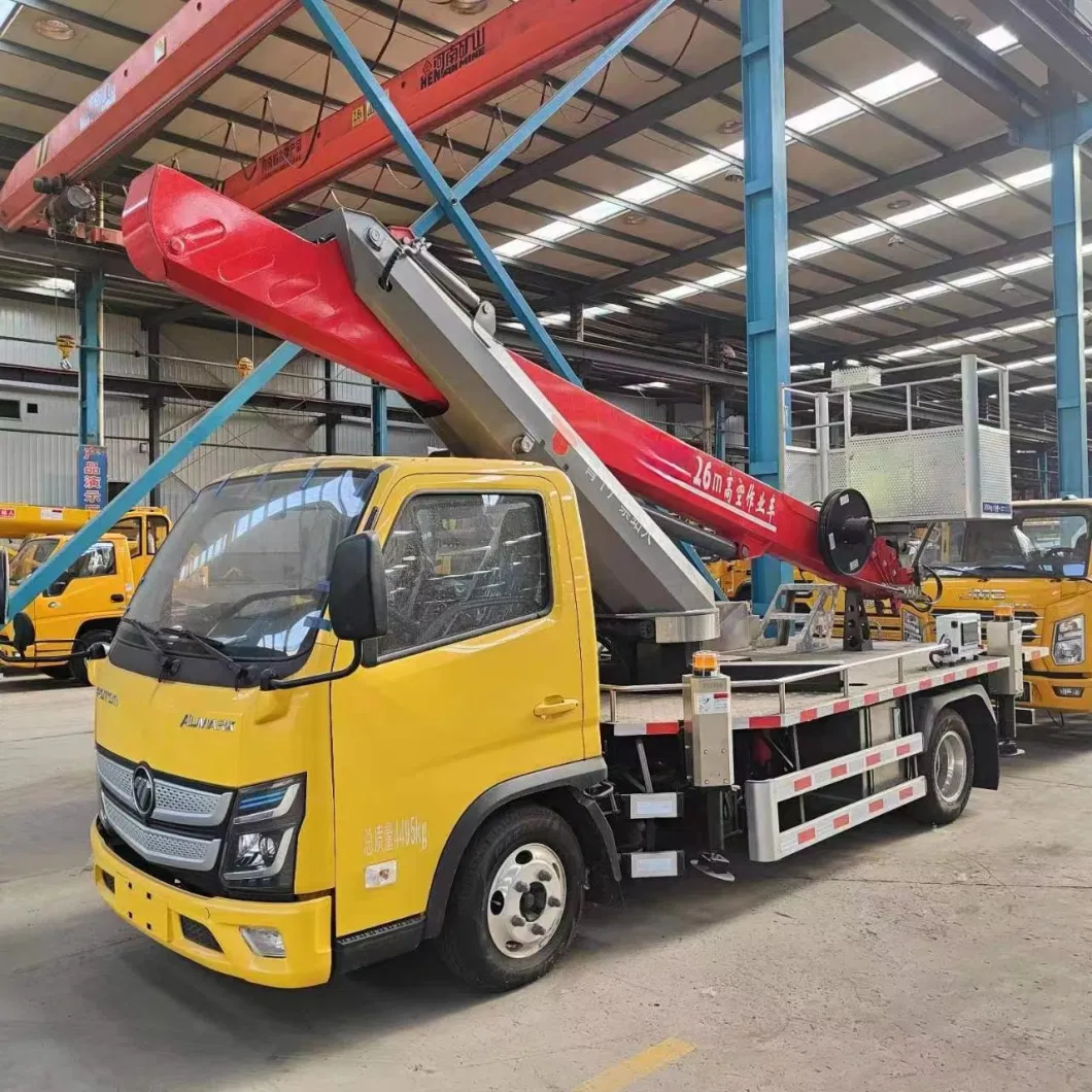 Chinese Truck 4X4 off Road 20 Meters 22 Meters Aerial Bucket Platform High-Altitude Working High Platform Operation Truck