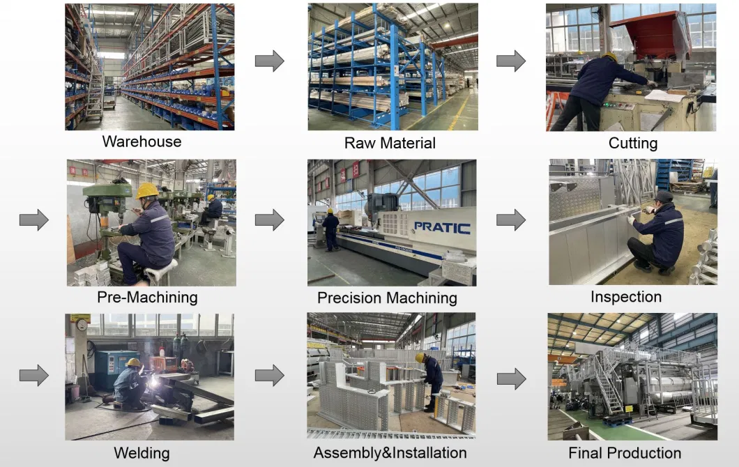 China Factory Aluminum Step Platform