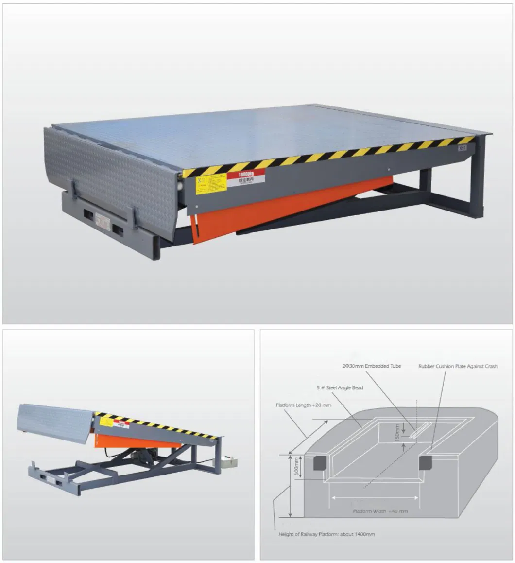 Hydraulic Stationary Container Dock Ramp/ Fixed Dock Platform