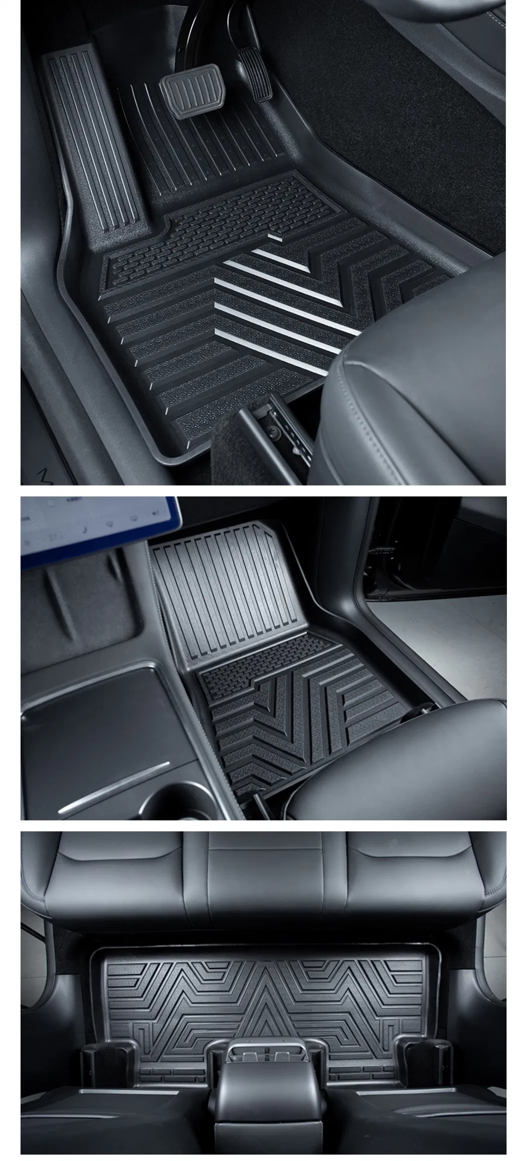 Custom for Audi Q5 3D TPE All Weather Car Floor Liners Mat