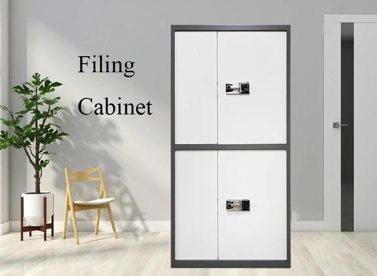 Modern Powder Coated Steel White Lateral Documents File Cabinet Office Cupboard for Sale
