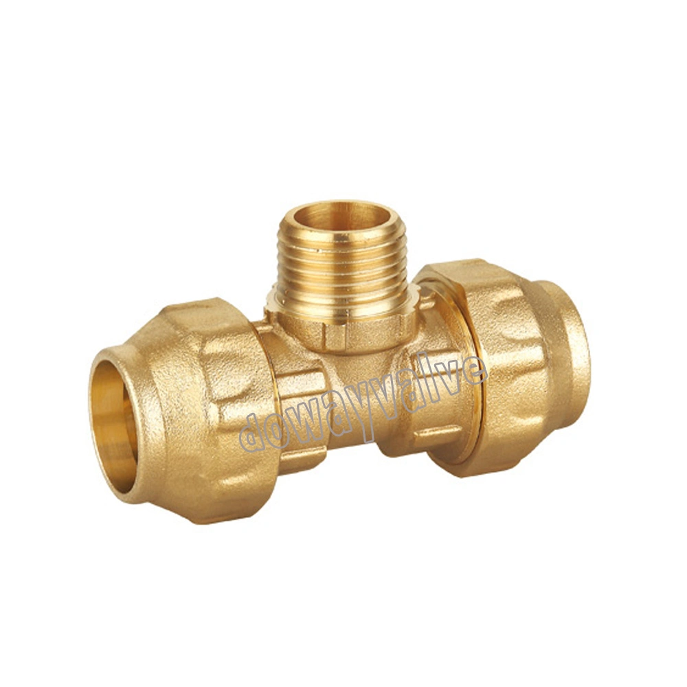 M X C Elbow Brass Compression Fitting for PE Pipe