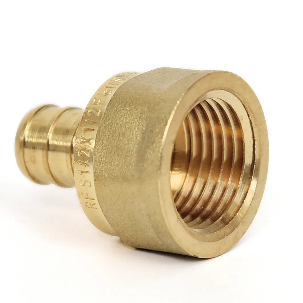 Lead Free Brass Adapter for Pex Plumbing