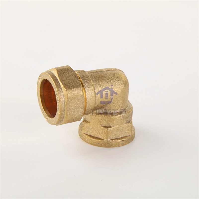 Brass M Compression Adapter Pipe Fitting Top 3