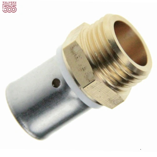 Brass Press Fitting for Multilayer Pipe