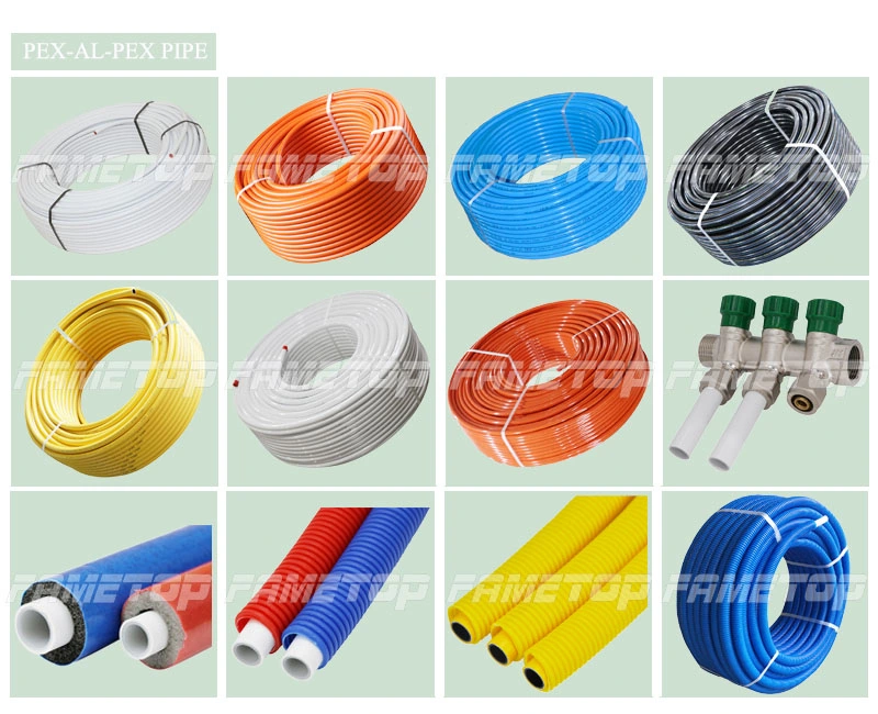 Pert-Al-Pert Pipe for Hot Water and Heating with Press Fitting Under En ISO21003 Standard