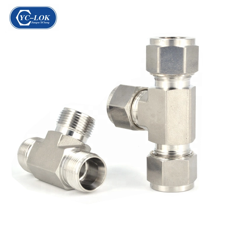 Compression Tee, Compression Coupling, 3/8&prime;&prime; Copper Tube Tee Connector Compression Fittings