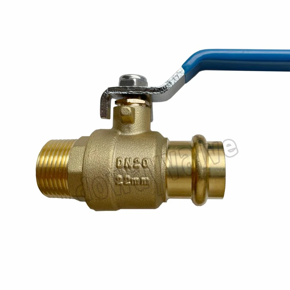 DN20 Brass Press Fit Brass Ball Valve