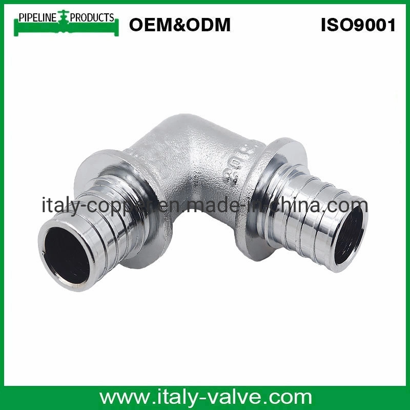 Plating Press Equal Elbow Brass Sliding Fitting for Pex Pipe