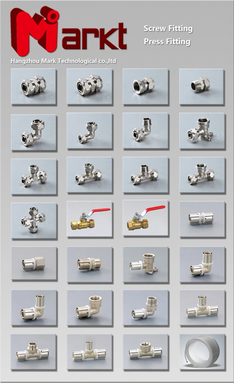 Brass Press Fittings Female Elbow for Pex Al Pex Pipe