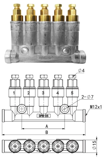 Iglan 0.16mloil Distributor Lubricant Distributor Lubrication Fitting for Lubricant Oil Pump