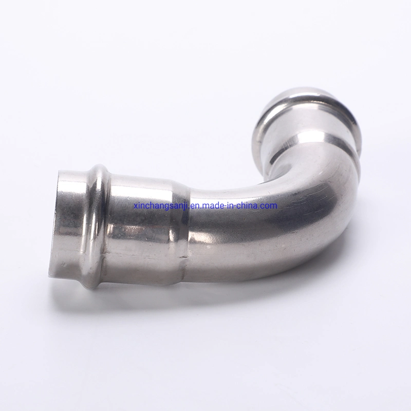 Stainless Steel Straight Cross Sanitary Press Fittings