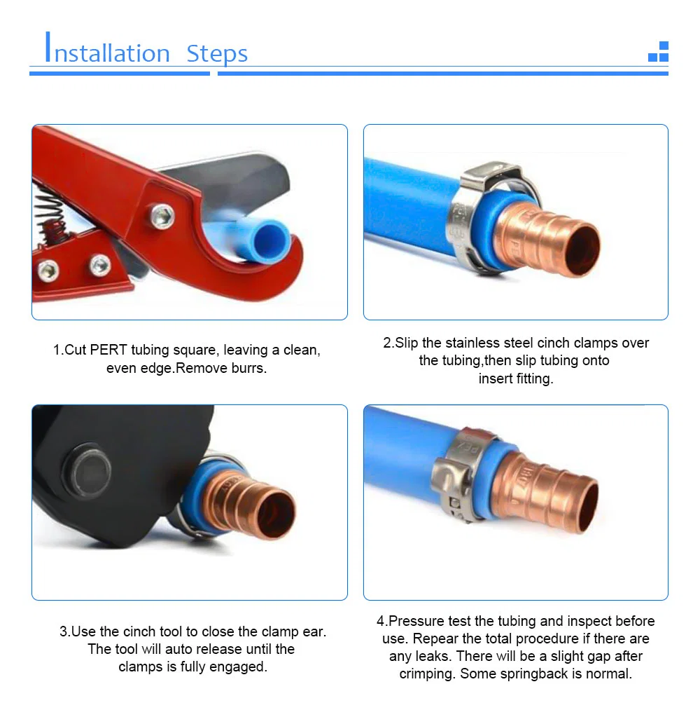 Temp Resistant Underground Plastic Hot Water Pert Underfloor Floor Heating Pex Pipe Plastic Pipes