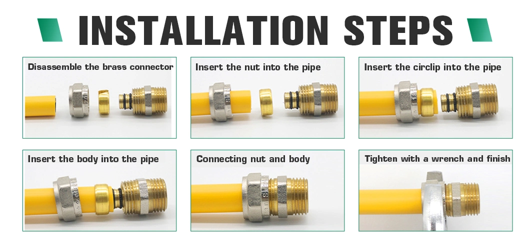 Ifan Customization Pex Brass Compression Fittings 20-32mm Equal Tee Pex Al Pex Pipe Fittings