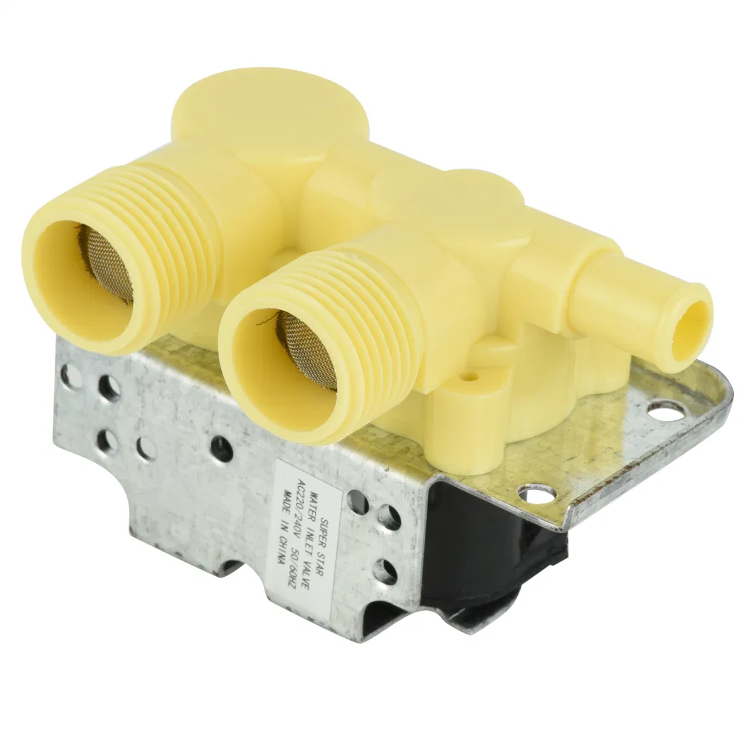 Customized 12V/24V /110V/220V AC/DC Washing Machine Water Inlet Valve 2 Way Solenoid Control Water Inlet Feed Valve