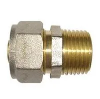 Male Thread Socket Coupling Connector Copper 3/4 Compression Fitting Pex Brass Fitting