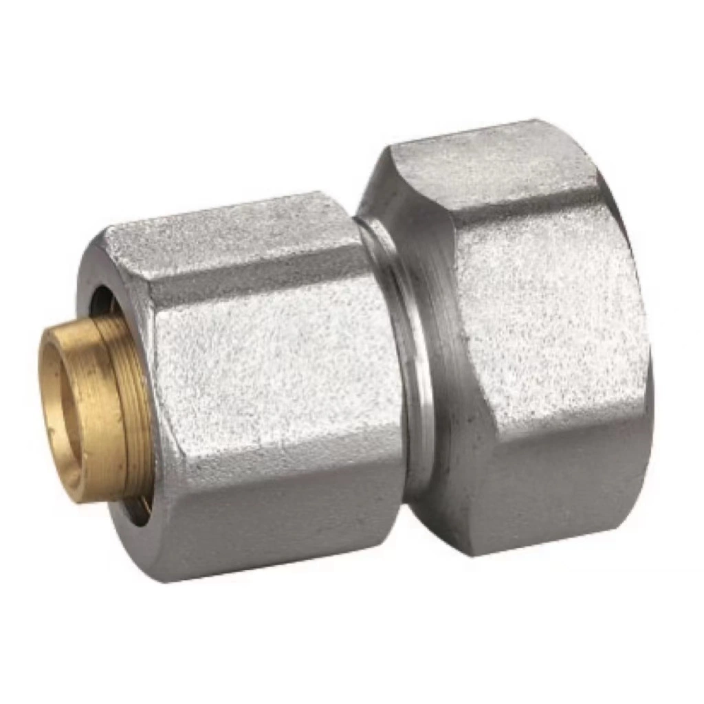 Customized Brass Compression Water Pipe Fittings Reducing Tee Connector Fittings For Pipe