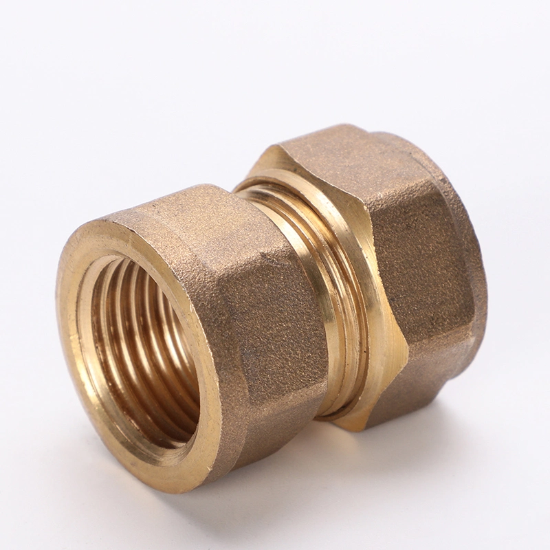 Brass Compression Male Thread Coupling Fitting for Copper Pipe