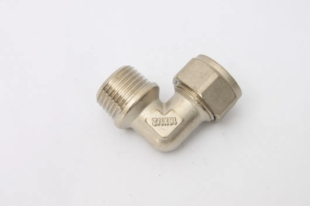 Compression Female Tee and Elbow and Coupling of Brass Compress Fitting