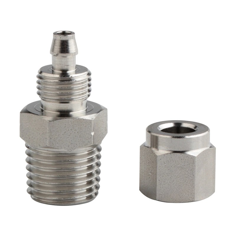 Pneumatic Stainless Steel Quick Joint Fittings for 1/4&quot; Thread