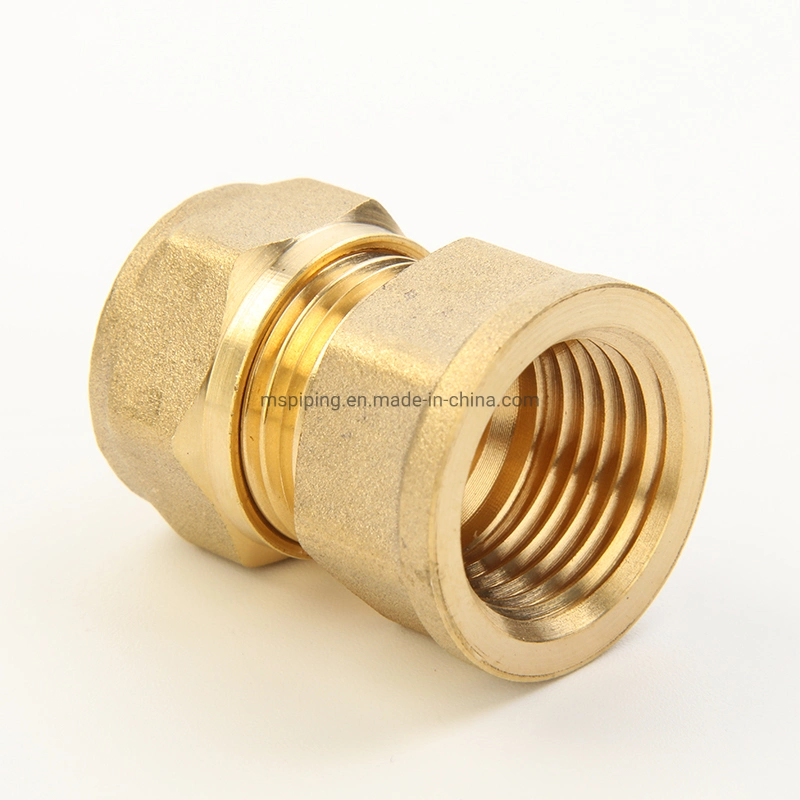 Compression Fittings/Copper Fittings/Plumbing Fittings/Water Fittings/ Coupling with CE/Aenor/Acs/Skz Certificate (with nickel plated or without)