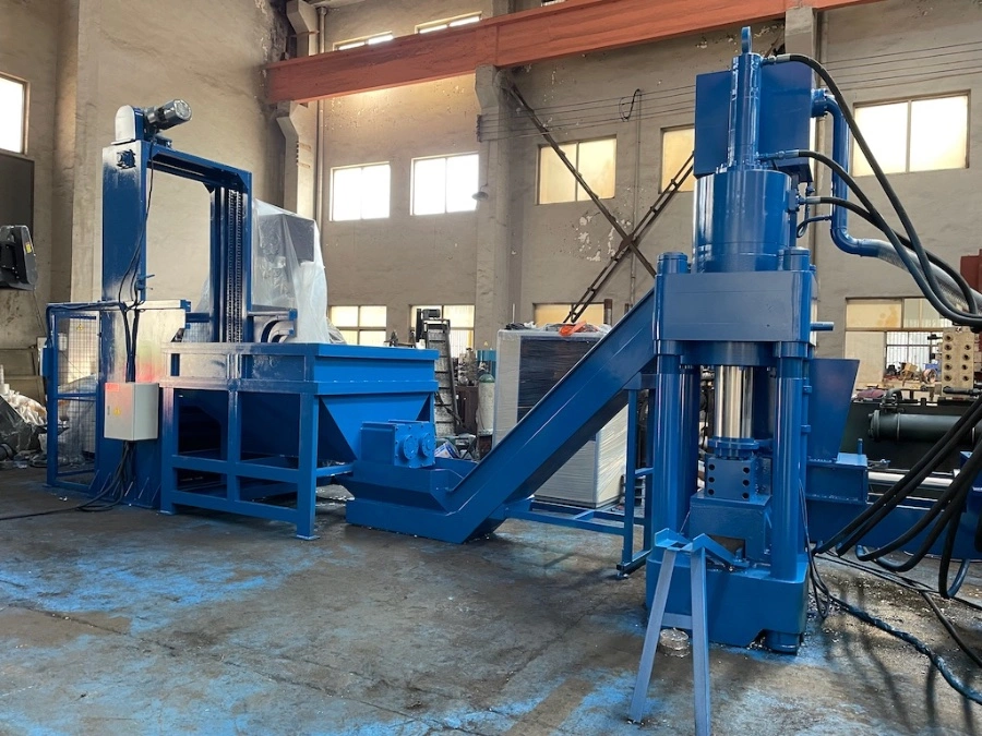 Hot-Sale Automatic Aluminium Iron Copper Chips Briquetting Press