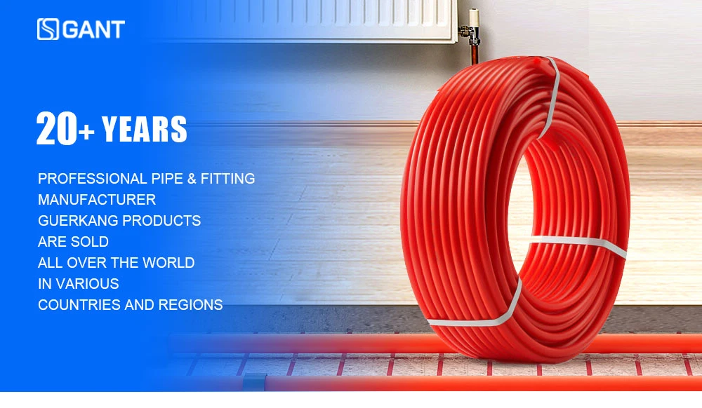 Temp Resistant Underground Plastic Hot Water Pert Underfloor Floor Heating Pex Pipe Plastic Pipes