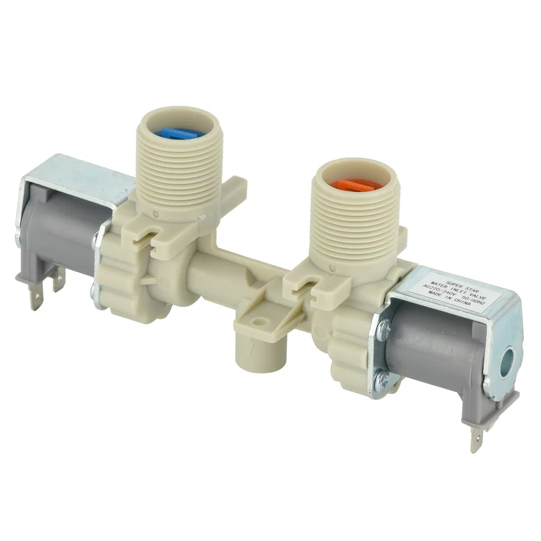 Customized 12V/24V /110V/220V AC/DC Washing Machine Water Inlet Valve 2 Way Solenoid Control Water Inlet Feed Valve