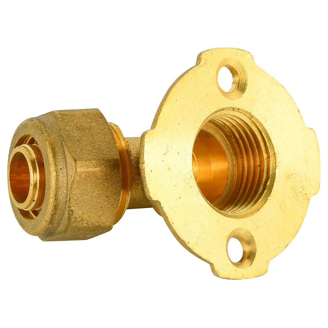 Brass Pipe Connector Compression Copper Pipe Coupling