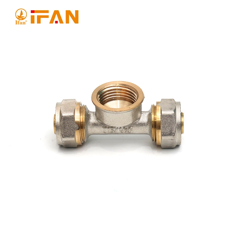 Ifan Male Pex Fitting Compression Fittings Brass Coupling for Pipe Connect