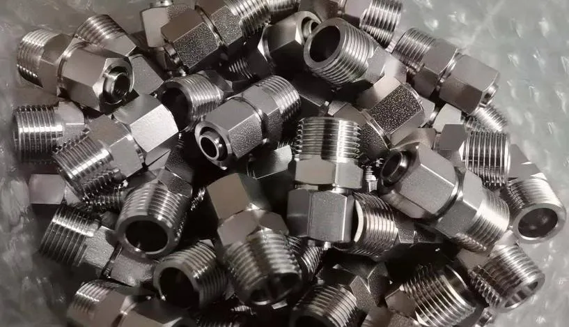 Pneumatic Stainless Steel Quick Joint Fittings for 1/4&quot; Thread