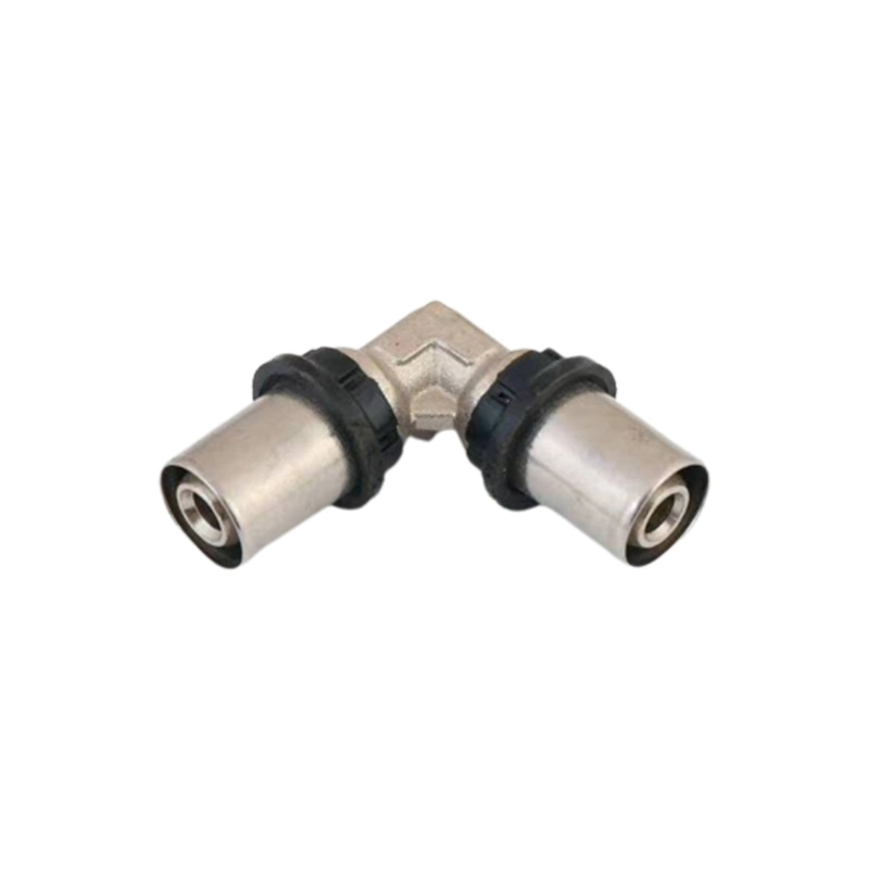 OEM High Quality Brass Press Multijaw Th Type Fitting Nickel Coupling for Water System Fitting for Pex-Al-Pex Pipe Female Elbow Factory Direct